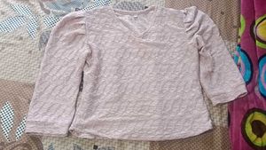Baby Pink Colour Women's Top