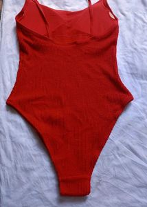 Bright Red Padded Swimsuit