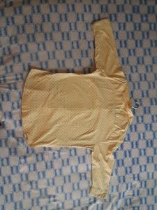 Cream Colour Printed Shirt