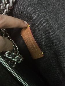 orignalStylish Quilted Denim Clutch
