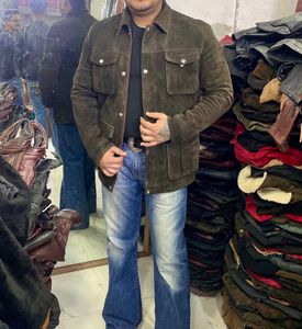 Men's Suede Safari Jacket