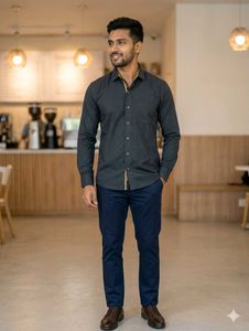 Men's black shirt