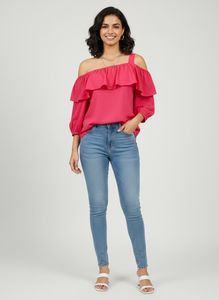 Chic Off-Shoulder Ruffled Top