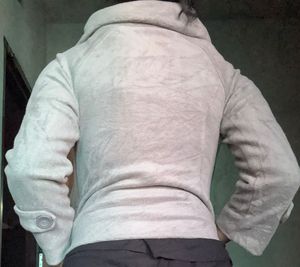 Cozy Grey Fleece Jacket