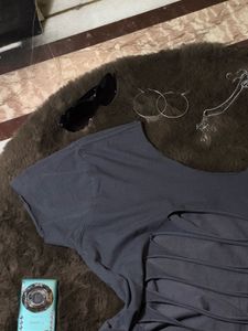 Custom Off the Shoulder Cut out Back