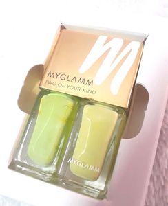 MyGlamm 2 In 1 Nail Paint-Garden Party-2X5ml (Glos