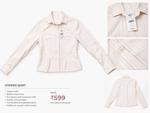 Classic Striped Button-Down Shirt