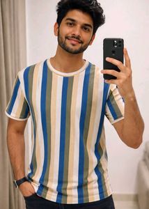 Striped Crew Neck Tee