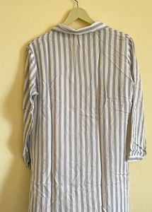 Striped Long Tunic Top