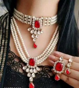 transparent beads Jewellery Set...