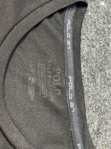 Ralph Lauren Black Long Sleeve Dry Fit T-Shirt