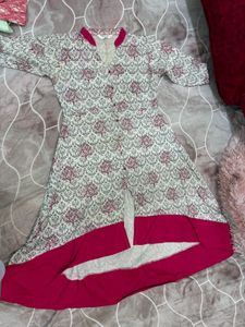 Floral Print Kurta