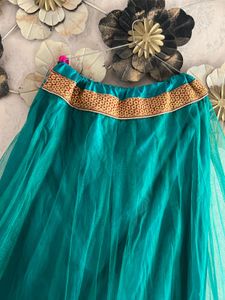 Beautiful Teal Ethnic Skirt
