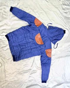 Stylish Blue Quilted Jacket