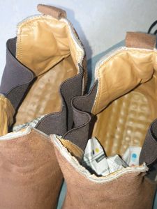 Brown Suede Chelsea Boots