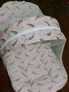 Cute Baby Nest with Rainbow Print
