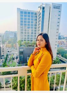Mustard Yellow Belted Turtleneck Dress