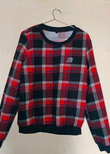 Plaid Pattern Sweater