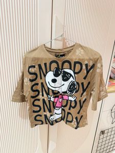 Cute Snoopy Graphic T-Shirt