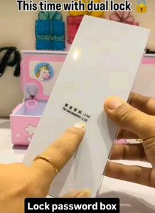 Cute Unicorn dual Password Lock Box