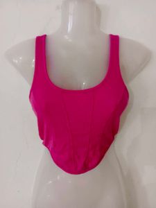 Hot Pink Corset Top