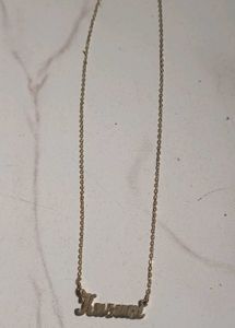 Personalized "Kusum" Name Necklace