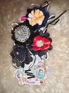 Handmade Floral Hair Clips &amp; Accessories Set
