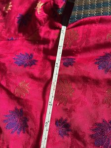 Women’s Banarasi Silk Kurta Pink