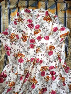 Pretty Floral Print Kurta