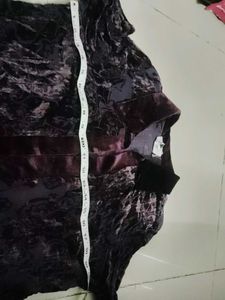 Elegant Velvet Burnout Tunic