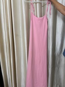 Trendy Baby Pink Bodycon Dress