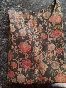 Floral Print Kurta