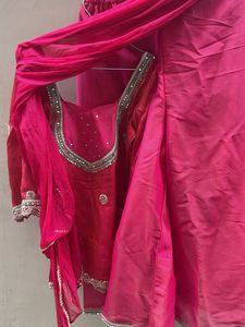 Beautiful Pink Kurta Set with Dupatta