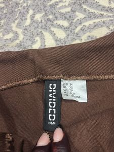 Brown Spaghetti Strap Dress