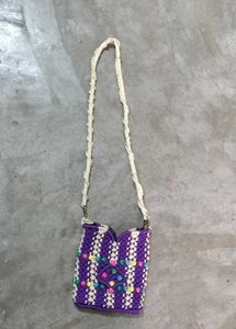 Handmade Macrame Crossbody Bag