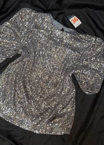 Primark sequin top- with tags size-m/L fits