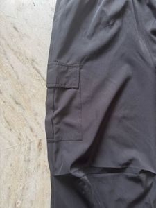 Black parachute Pants