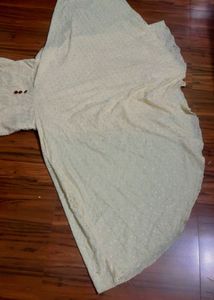 Elegant Embroidered Chikankari Gown
