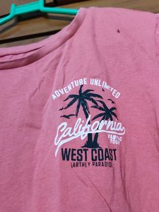 Coral Graphic T-Shirt
