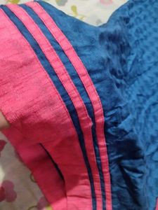 Beautiful Blue &amp; Pink Embroidered Kurta