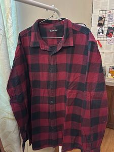 Red and Black Checkered Shirt