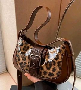 Leopard brown bag