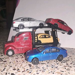ToysRUs Red Miniature Car Loader truck