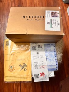 Burberry Dupe Check Clutch Bag