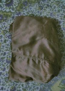 Brown silk shirt