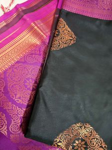 Black Soft Silk Saree