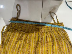 Rangriti Yellow Printed Kurta Pant Set