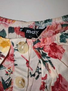 Max Women Off-white Printed Dress