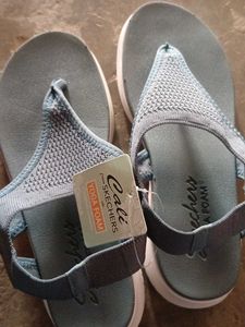 Skechers Blue Youga Foam Sandals