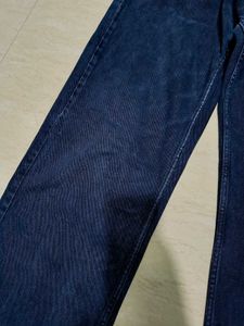 Dark Wash Black Wide Jeans